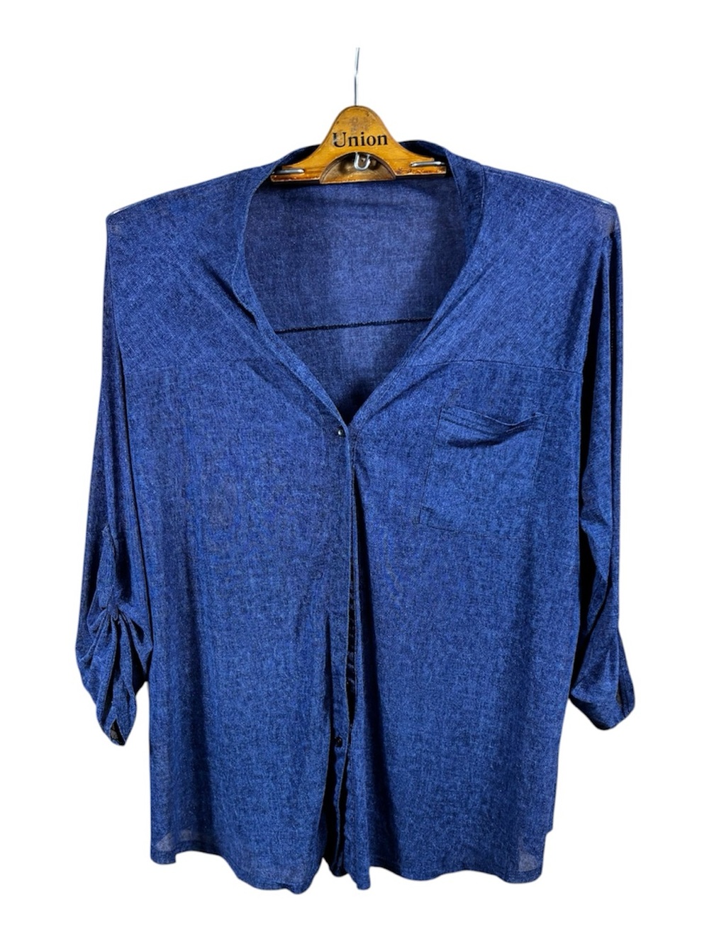 Siren Lily Women’s Button Up Casual Long Sleeve Shirt Size 2XL